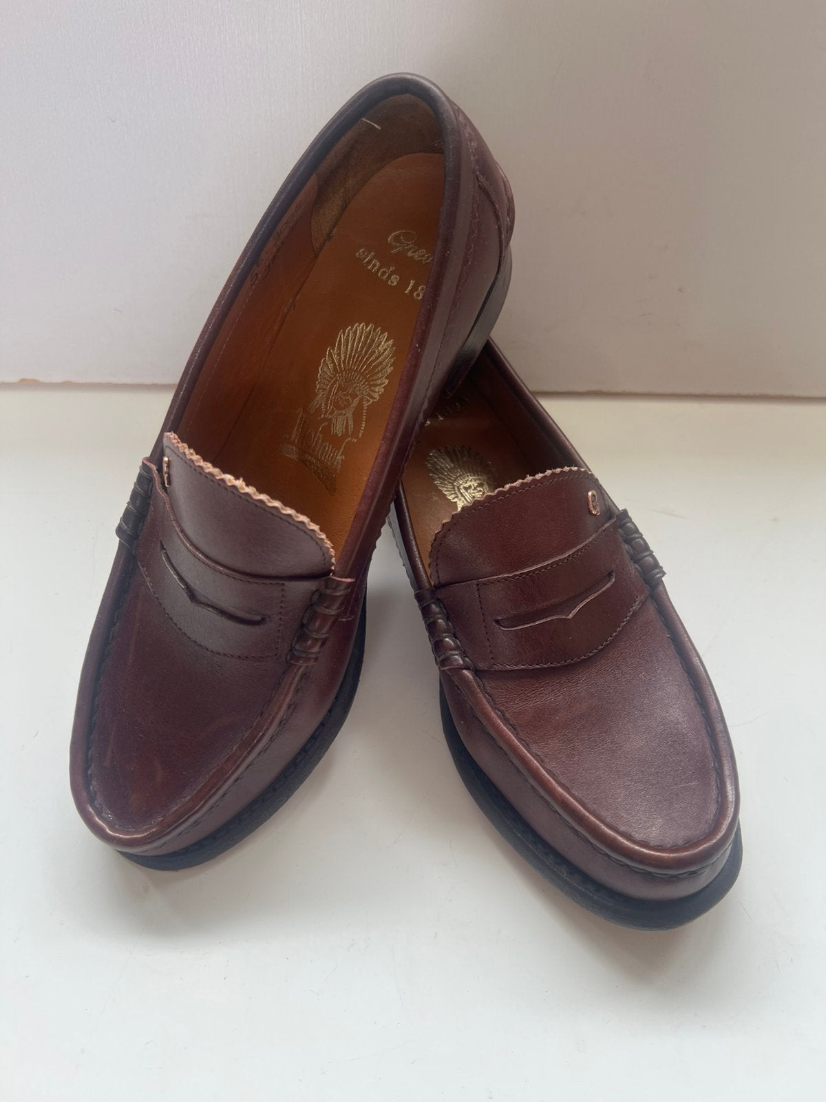 Greve Mohawks loafers maat 38-5e, Bruin, Instappers, Ophalen of Verzenden, Zo goed als nieuw