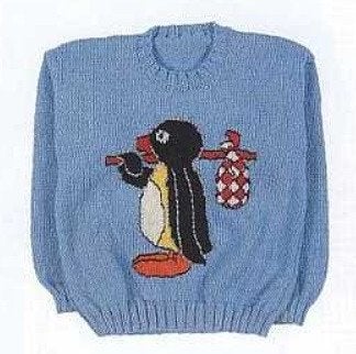 Pingu trui breipatroon, Ophalen of Verzenden, Zo goed als nieuw, Breien, Patroon of Boek