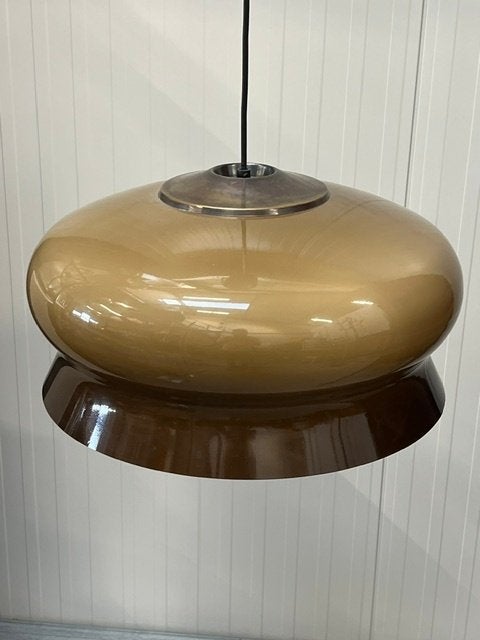Jaren 70 hanglamp vintage pendant lamp retro design, Gebruikt, ., Vintage, Ophalen of Verzenden