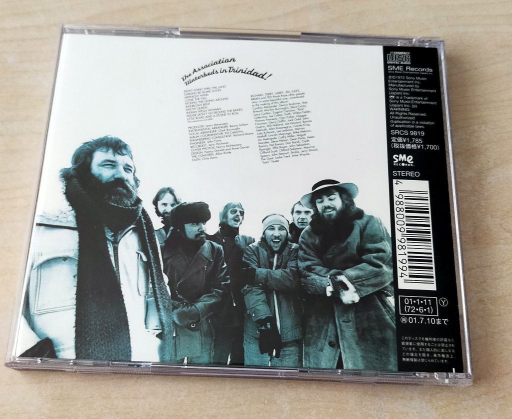 The Associaton - Waterbeds In Trinidad! CD 1972/2001 Japan, Cd's en Dvd's, Cd's | Rock, Ophalen of Verzenden, Zo goed als nieuw