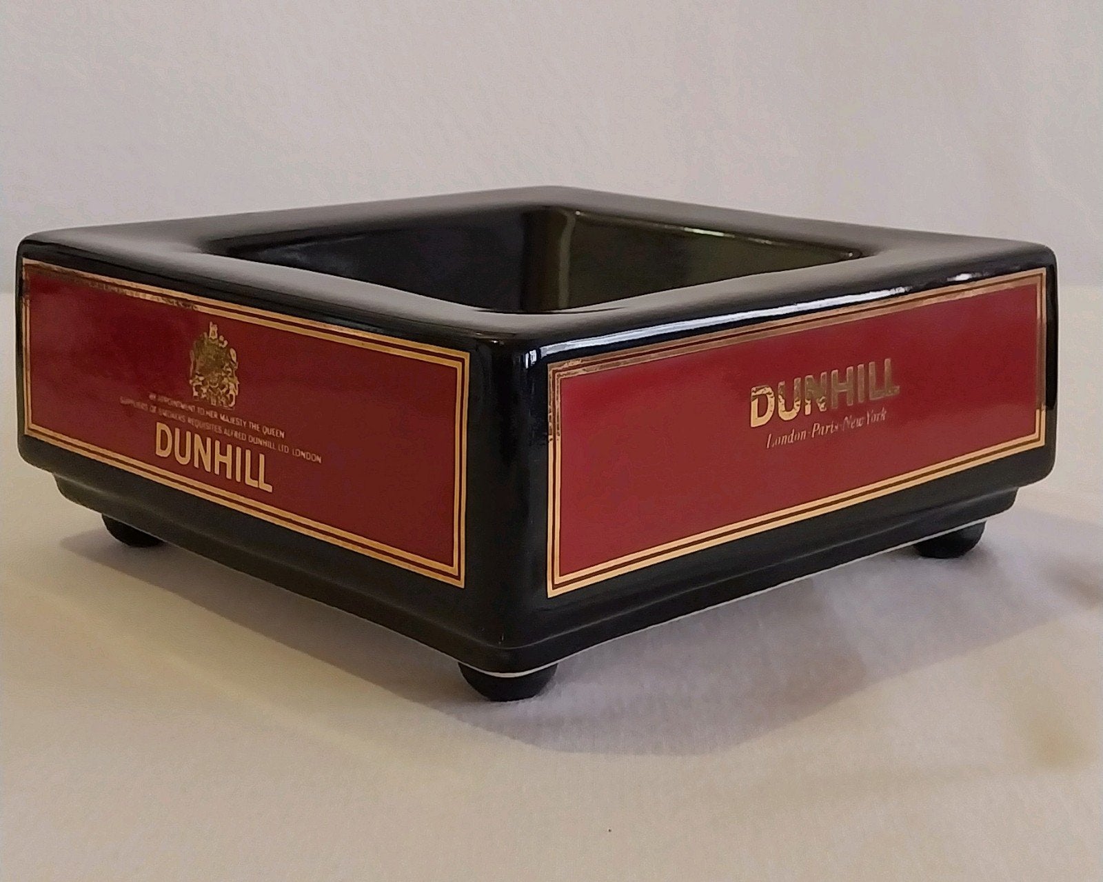 Met bladgoud bewerkte Dunhill HCW sigaren asbak uiterst luxe, Verzamelen, Ophalen of Verzenden, Nieuw