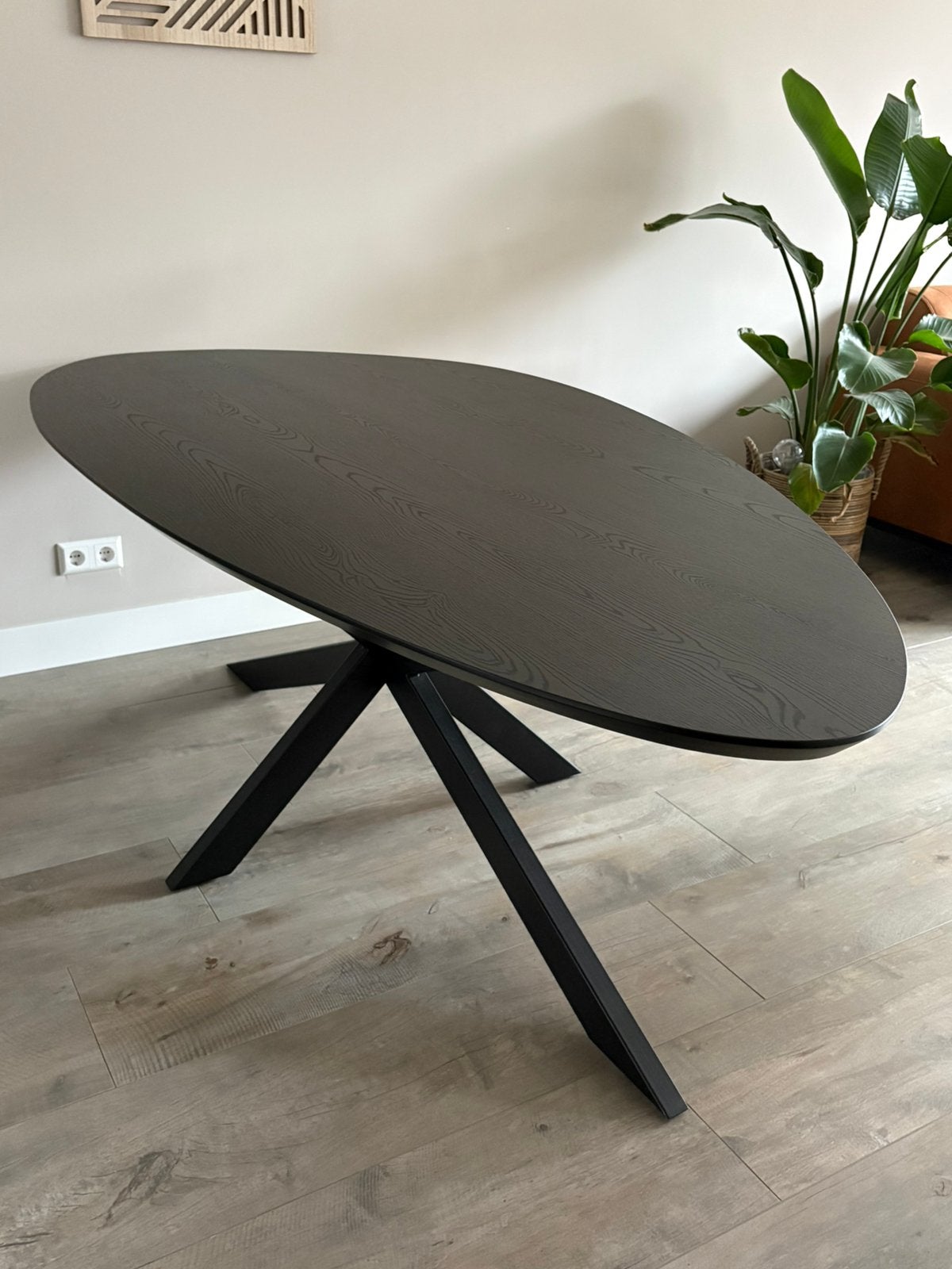 Organische Eettafel te koop - Zeer netjes!, Huis en Inrichting, Tafels | Eettafels, Ophalen, 200 cm of meer, 50 tot 100 cm, Zo goed als nieuw