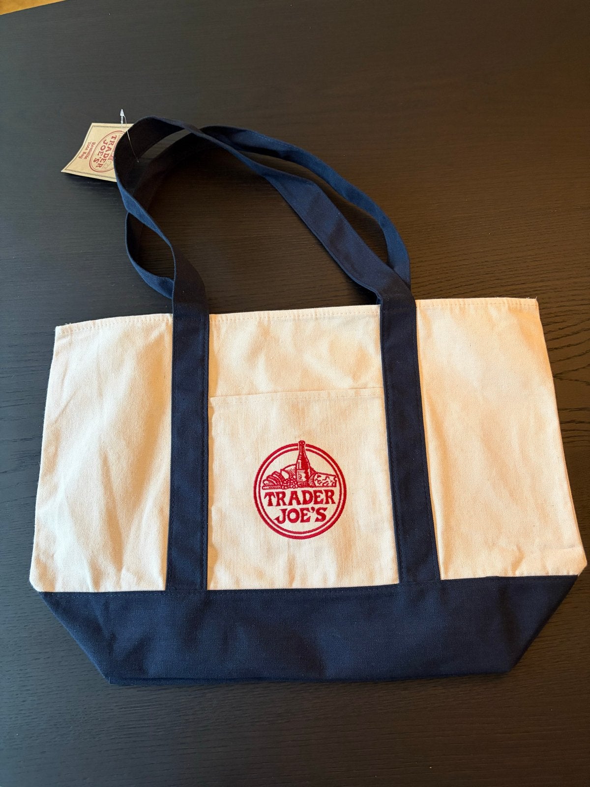 Nieuwe Trader Joe's Reusable Tote Bag - 3 stuks, Ophalen of Verzenden, Nieuw, Blauw, Shopper