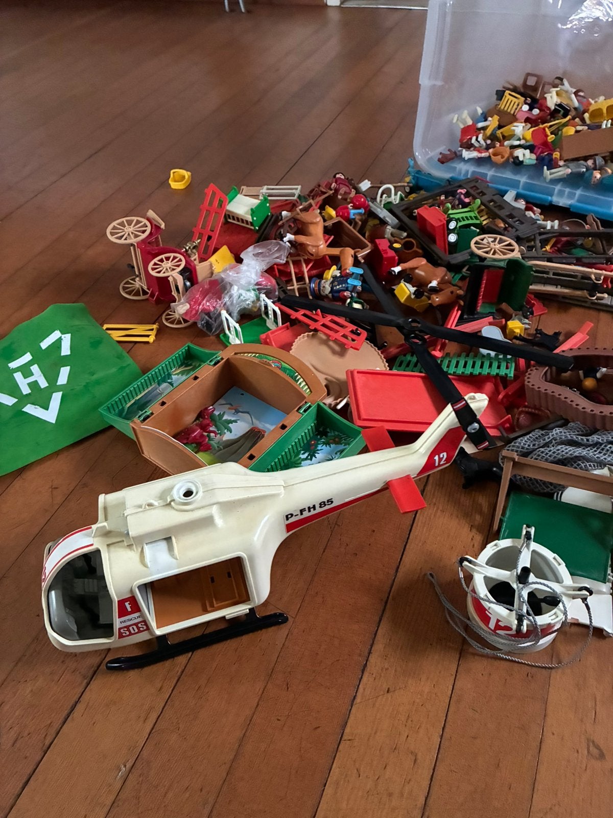 Doos met playmobil, Ophalen of Verzenden, Gebruikt