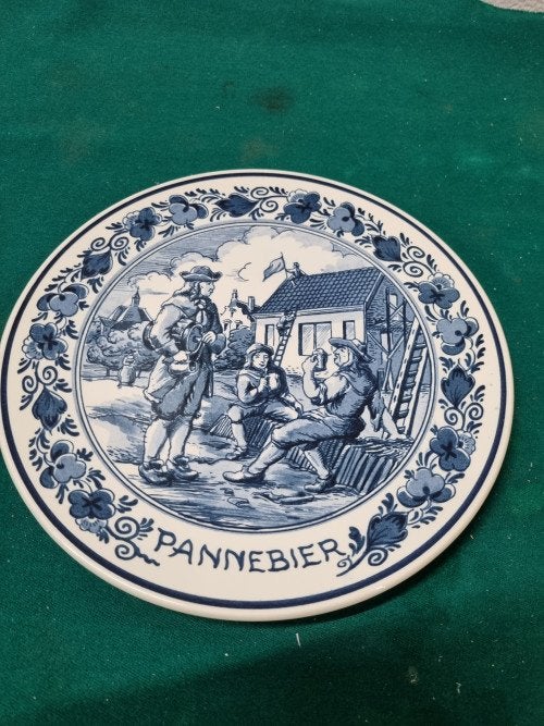 wandbord pannebier delfts royal goedewaagen c.s, Ophalen of Verzenden