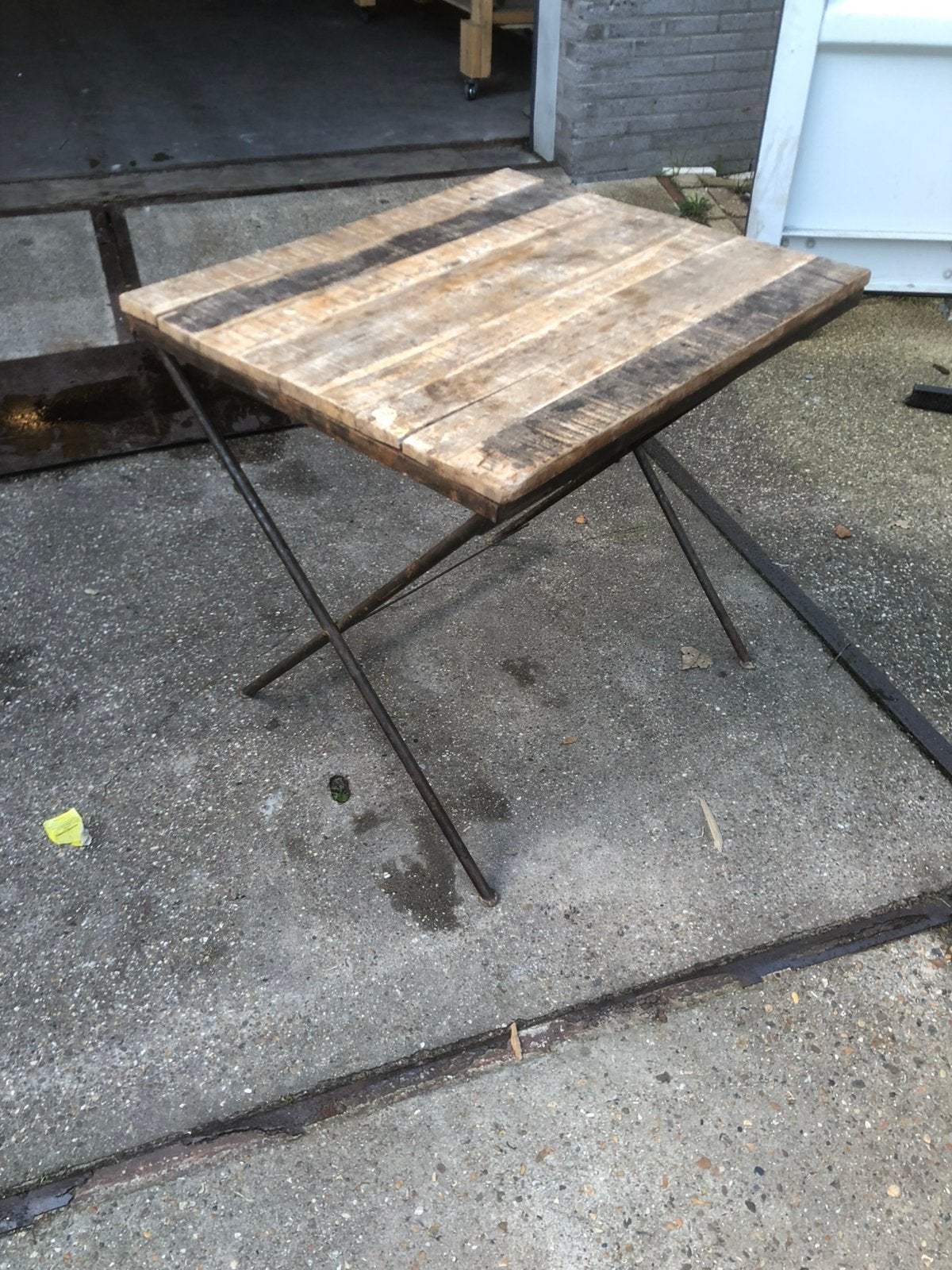 Vintage bistrotafels 3 stuks, Tuin en Terras, Ophalen, Zo goed als nieuw, Rond