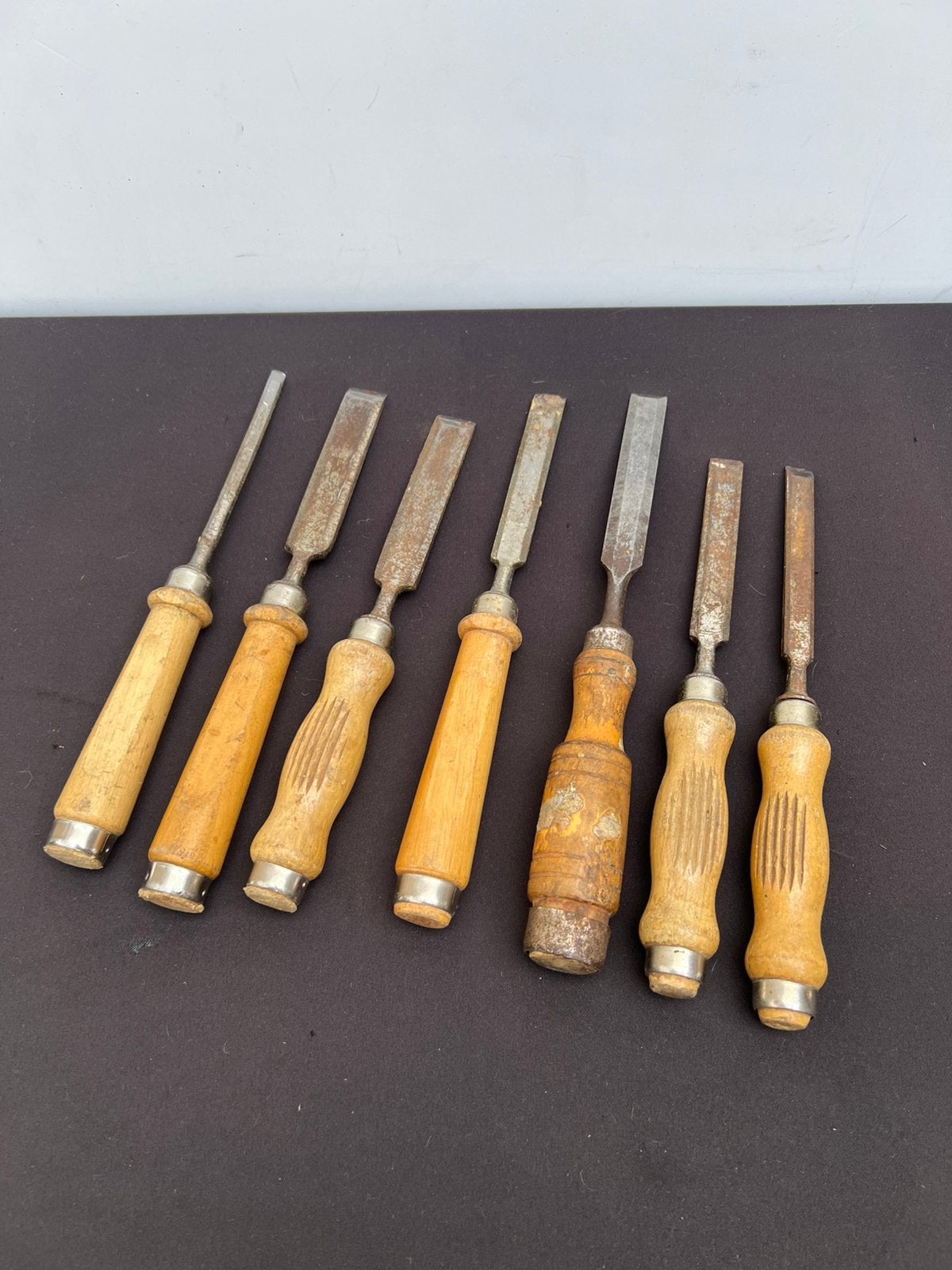 Te Koop : Hout Beitels 7 Stuks Houtbeitels Nooitgedagt, Antiek en Kunst, Antiek | Gereedschap en Instrumenten, Ophalen of Verzenden