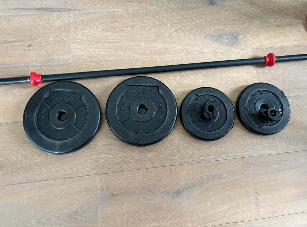 Don Oliver LesMills Bodypump set - Ideaal voor thuisworkouts, Sport en Fitness, Fitnessmaterialen, Ophalen of Verzenden, Gebruikt