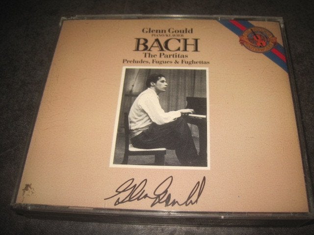 Bach The Partitas Glenn Gould piano op CBS 2CD, Cd's en Dvd's, Ophalen of Verzenden, Classicisme, Zo goed als nieuw, Kamermuziek