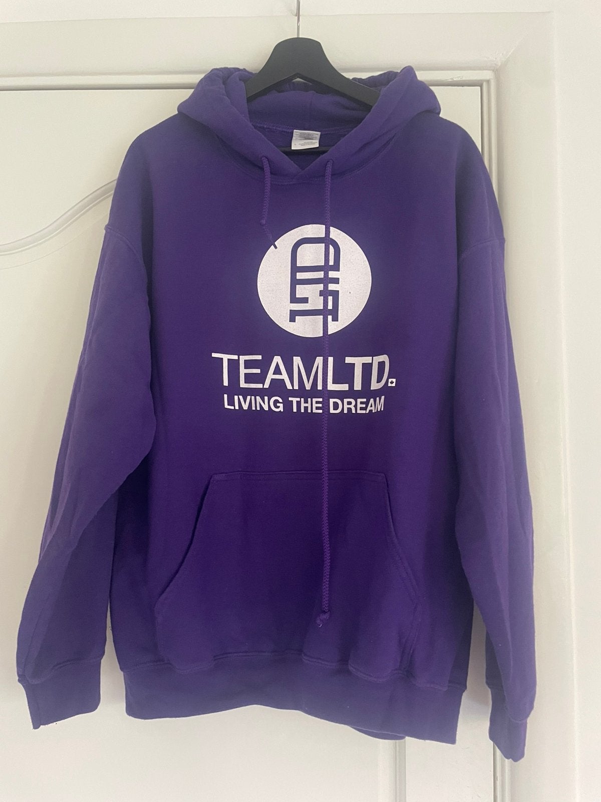 Team LTD hoodie, maat L Vanuit Canada., Ophalen of Verzenden, Zo goed als nieuw, Maat 42/44 (L), Paars