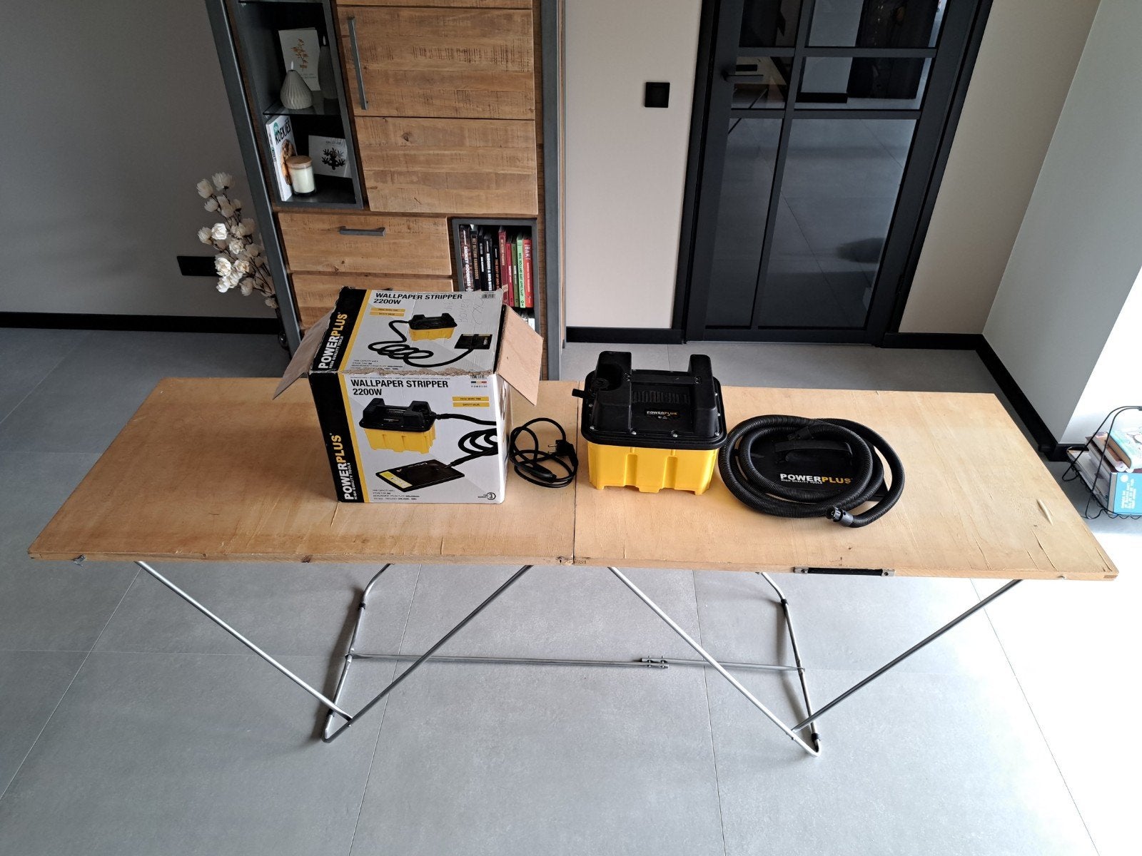 Te huur behangtafel en behang afstomer, Doe-het-zelf en Verbouw, Ophalen