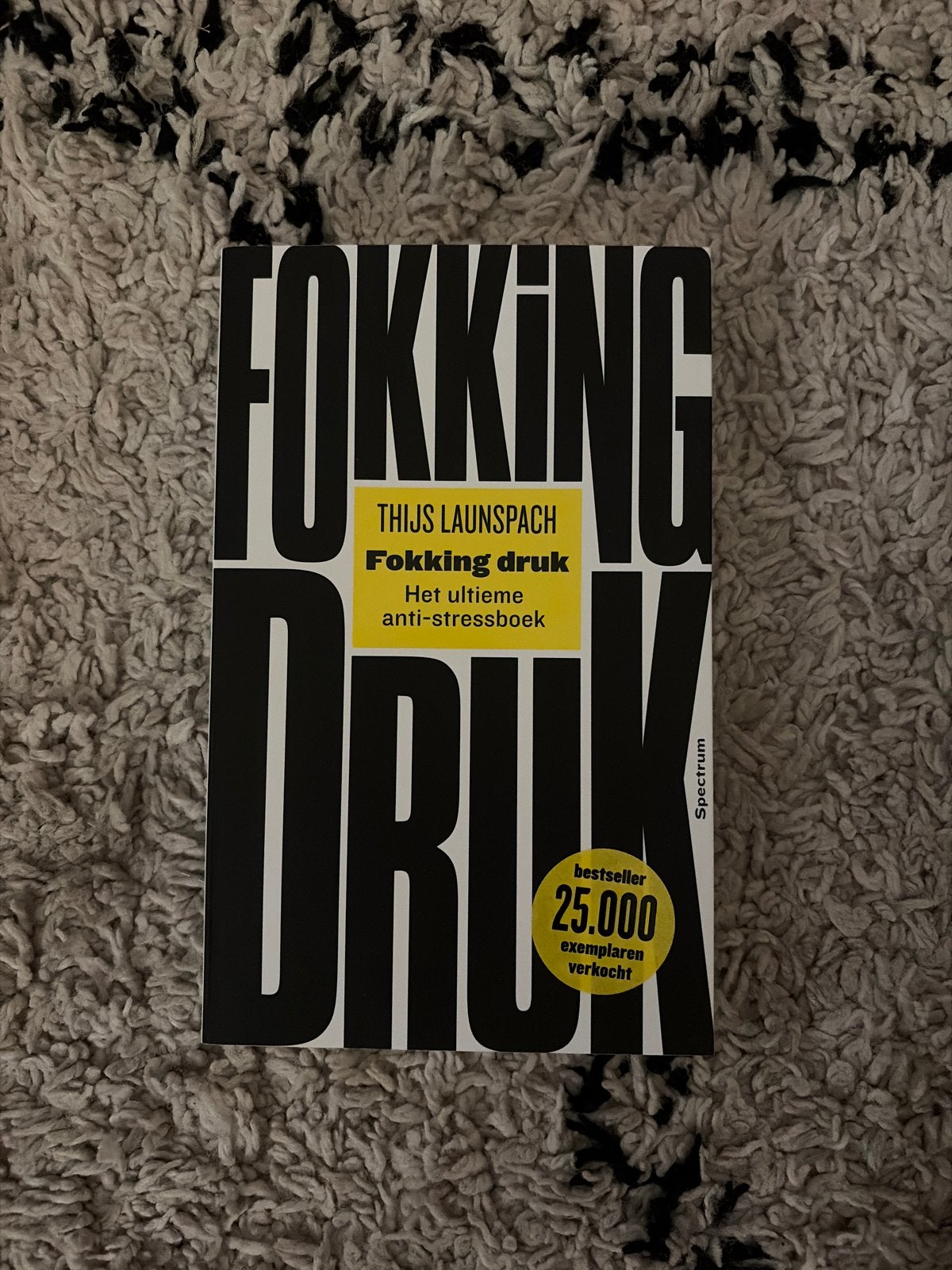 Fokking Druk - Het ultieme anti-stressboek, Boeken, Ophalen of Verzenden, Zo goed als nieuw
