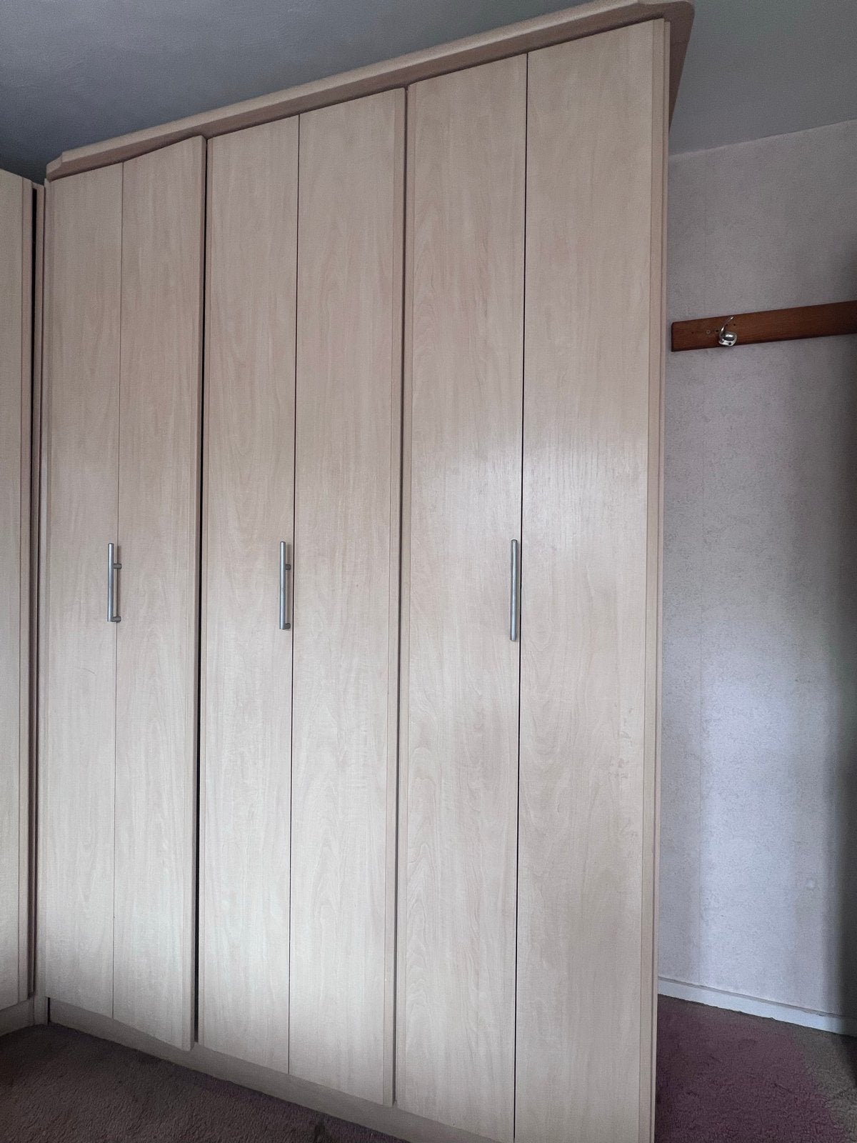 Bed met kasten en opbergruimte, Ophalen, Gebruikt, Overige kleuren, Tweepersoons