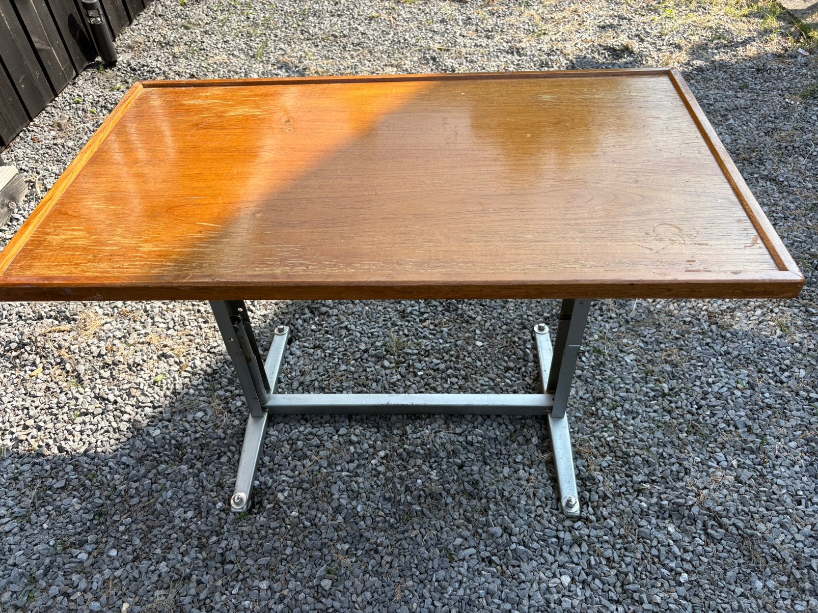 Boot/camping tafel, Ophalen, Gebruikt, Rechthoekig, Hout