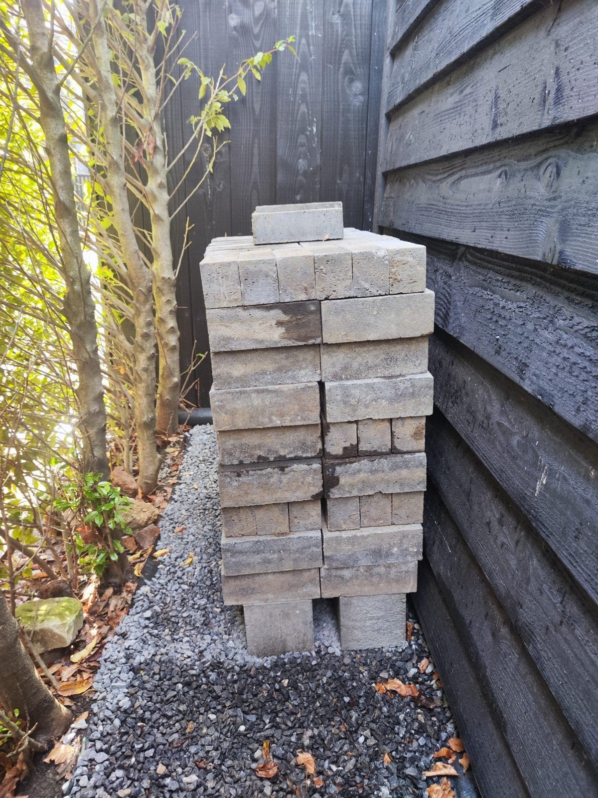 klinkers voor tuin of pad, Doe-het-zelf en Verbouw, Metselstenen, Ophalen, Gebruikt, Bakstenen