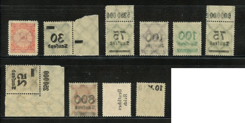 Reich 10x Abklatsch postfris, Verzenden, Postfris
