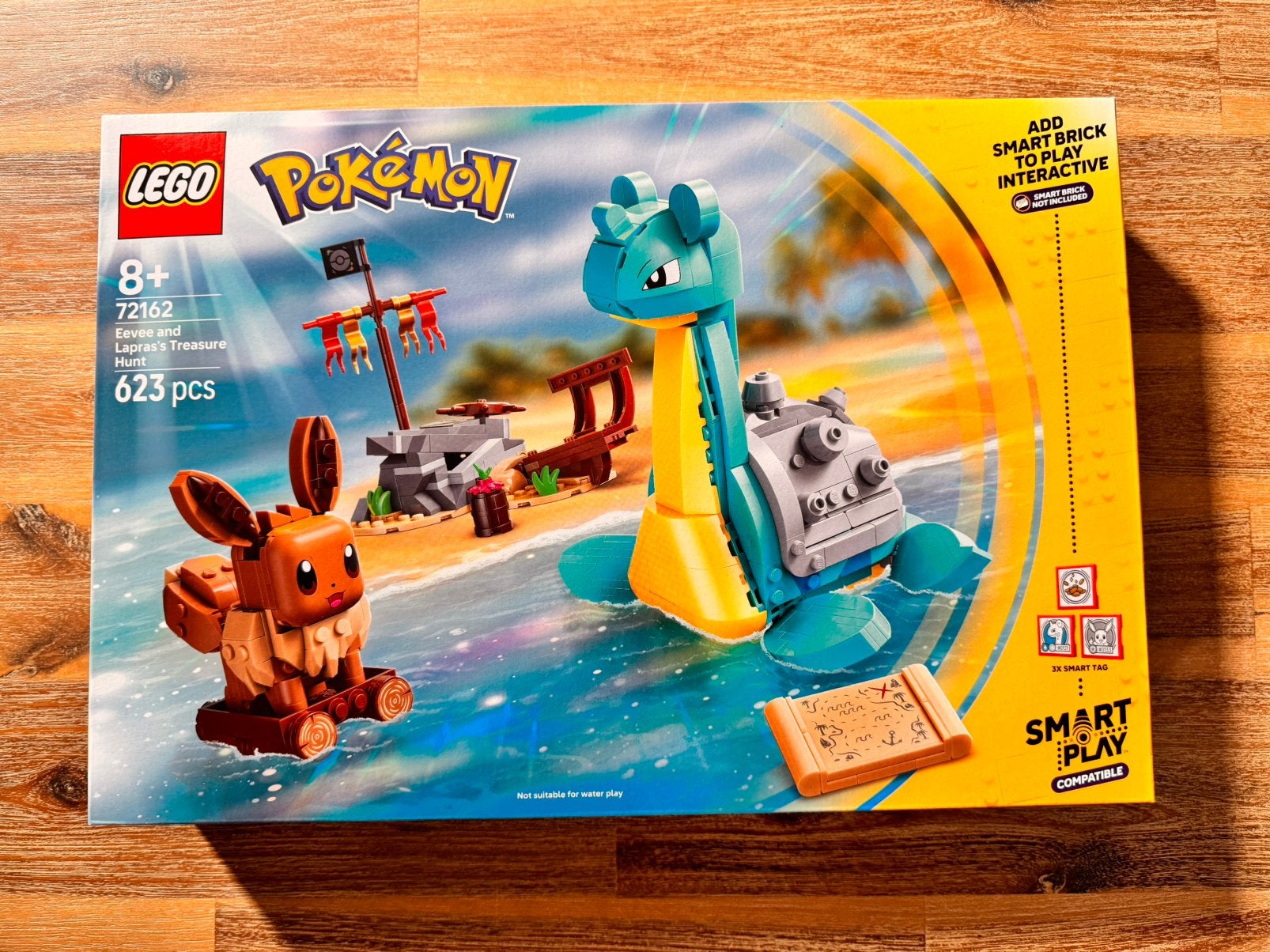 LEGO Pokémon 72162 SMART Play Lapras & Eevee Treasure Hunt, Overige thema's, Lego, Nieuw, Ophalen of Verzenden