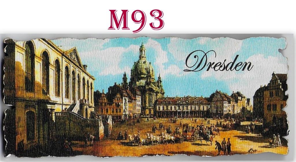 M93 koelkastmagneet -- dresden - duitsland, Ophalen of Verzenden
