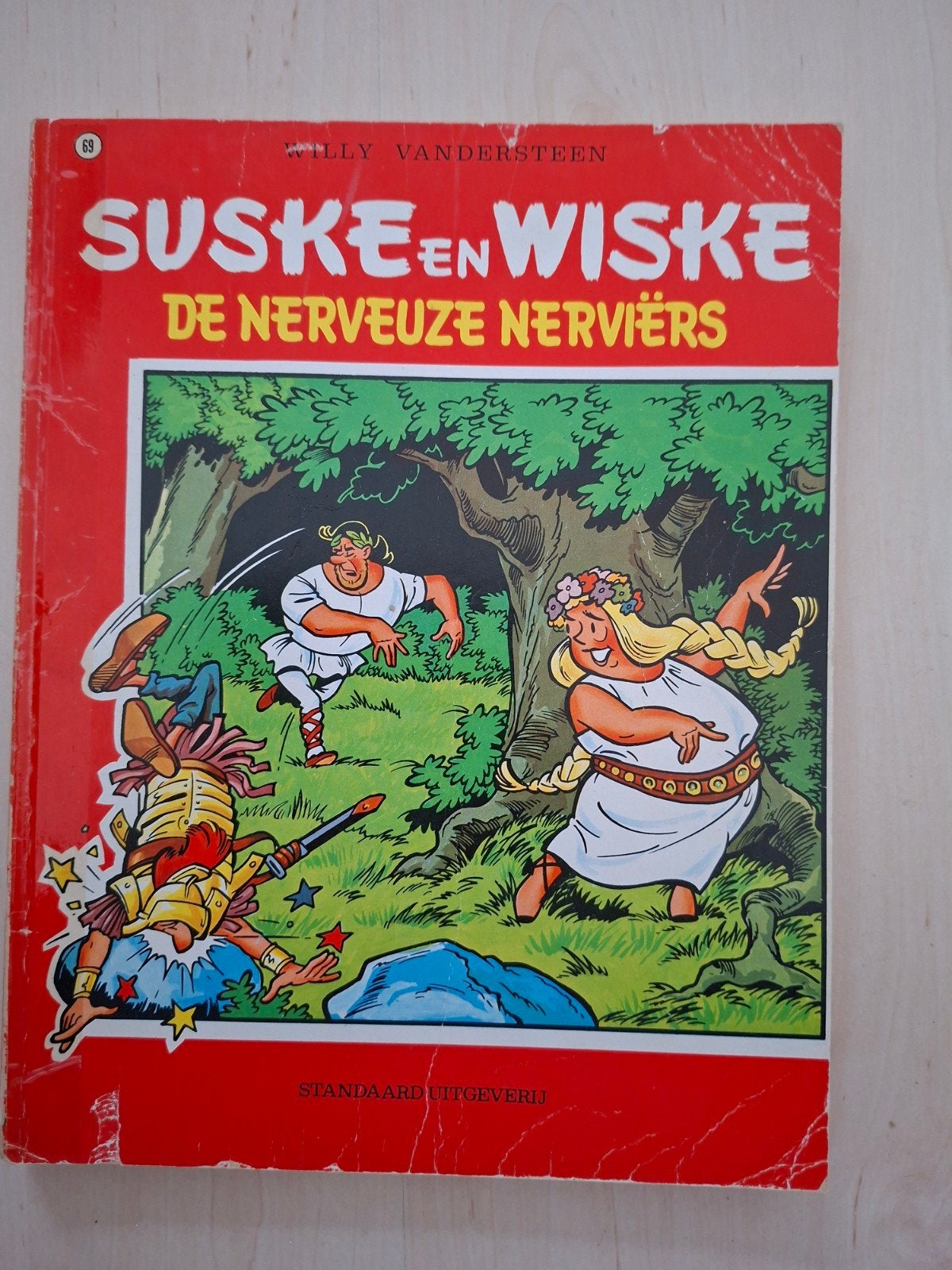Suske en Wiske: De Nerveuze Nerviërs (nr. 69), Ophalen