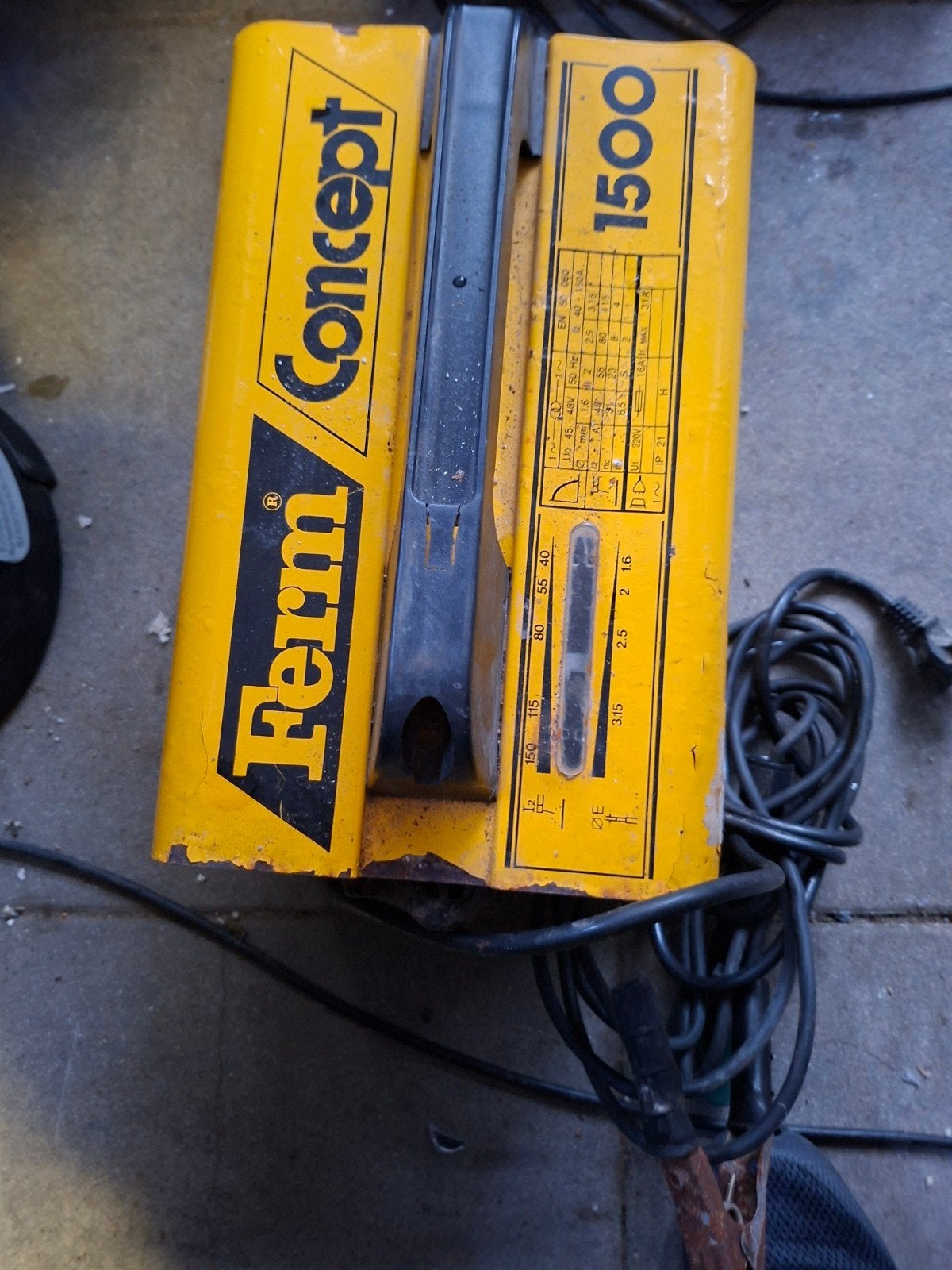 Ferm Concept 1500 Lasapparaat - Gebruikt, Ophalen, Gebruikt, Minder dan 150 ampère, Elektroden