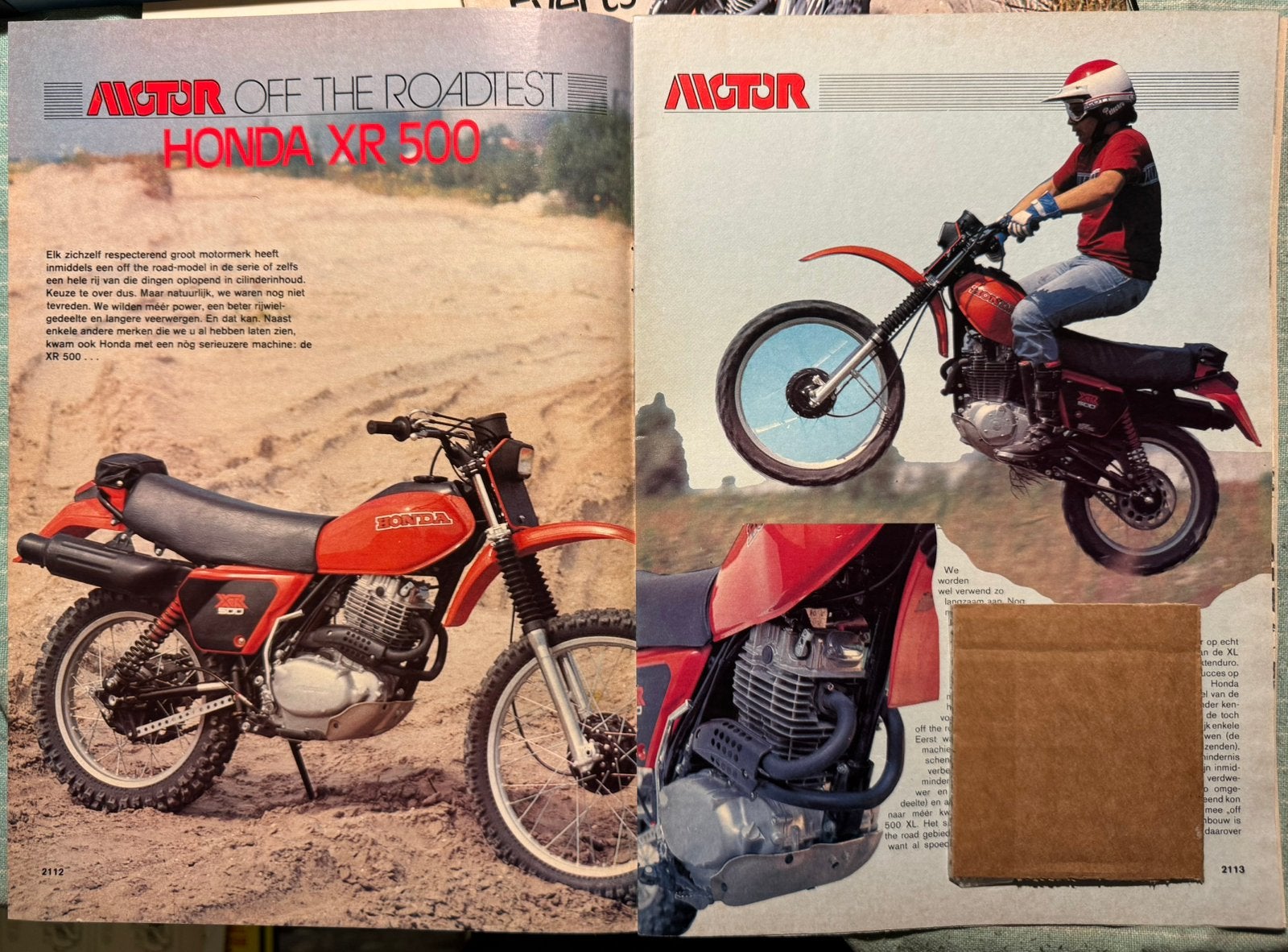 Test 1979 Honda XR500, Verzenden, Zo goed als nieuw, Motoren