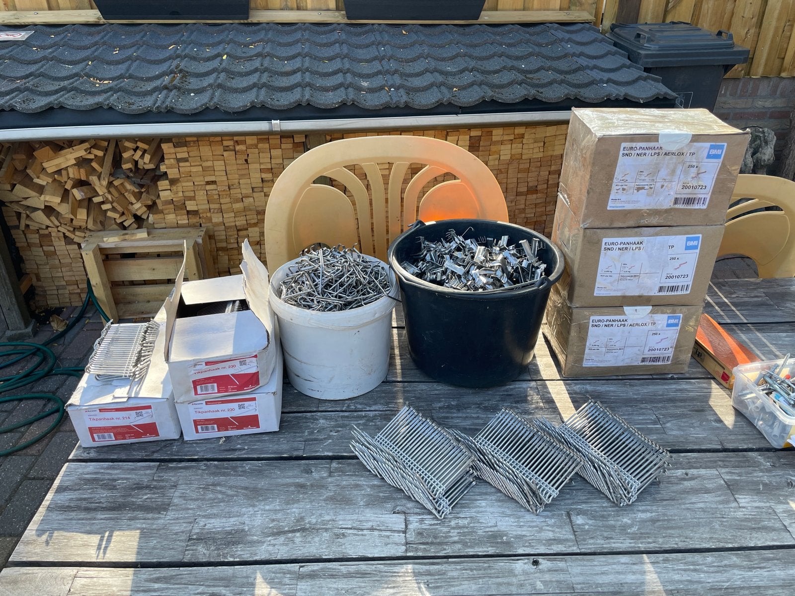 Diverse panhaken, Ophalen of Verzenden, Gebruikt, Minder dan 50 mm, Overige typen