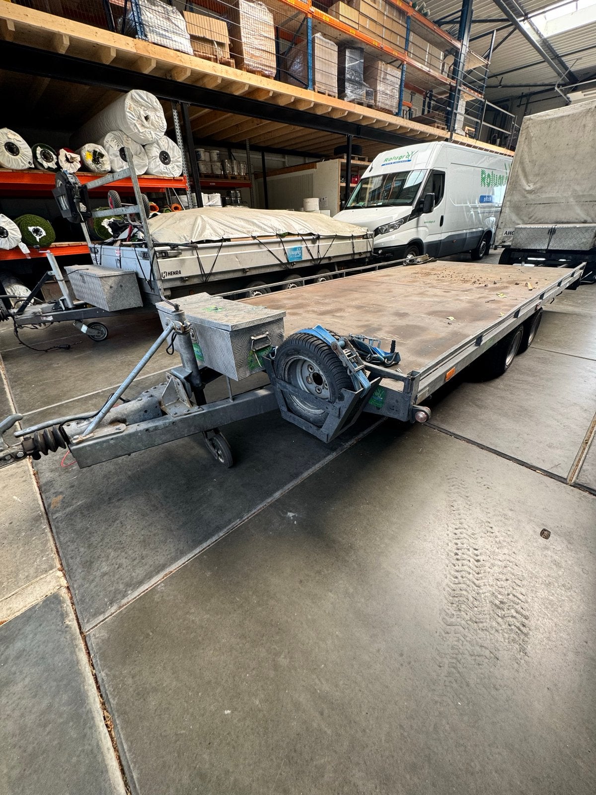 KNOTT Aanhangwagen  4,5 meter, Ophalen, Gebruikt