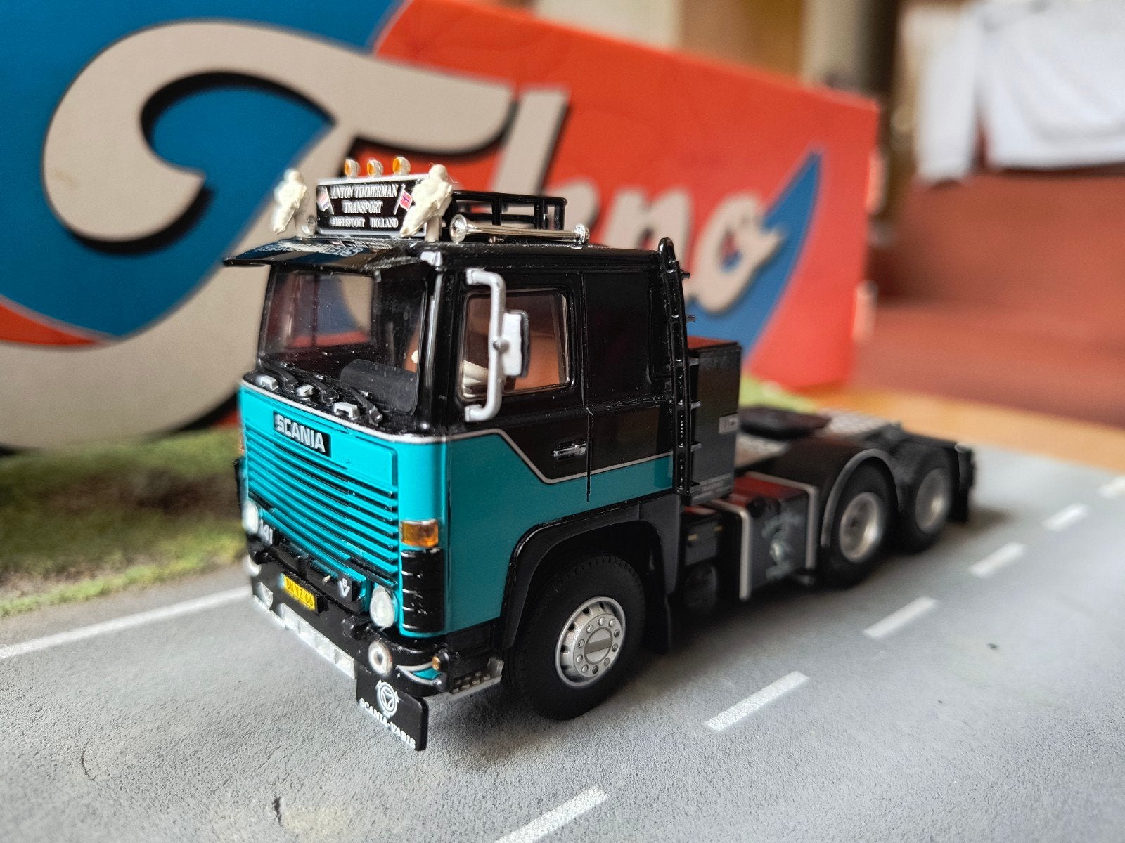 Wsi Scania Anton Timmerman, Ophalen of Verzenden, Zo goed als nieuw, Bus of Vrachtwagen, Wsi