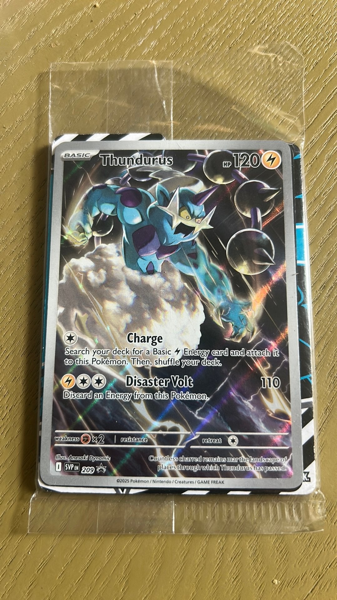 Thundurus #209 Sealed Promo, Verzenden, Zo goed als nieuw