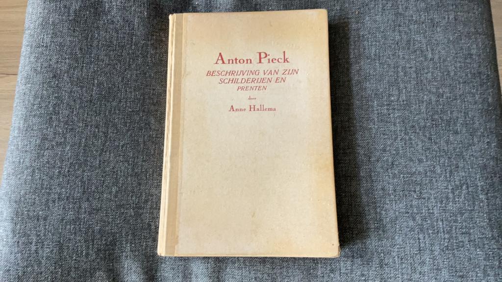Anton pieck beschrijving van  schilderijen en prenten 1930, Ophalen of Verzenden, Zo goed als nieuw, Overige typen