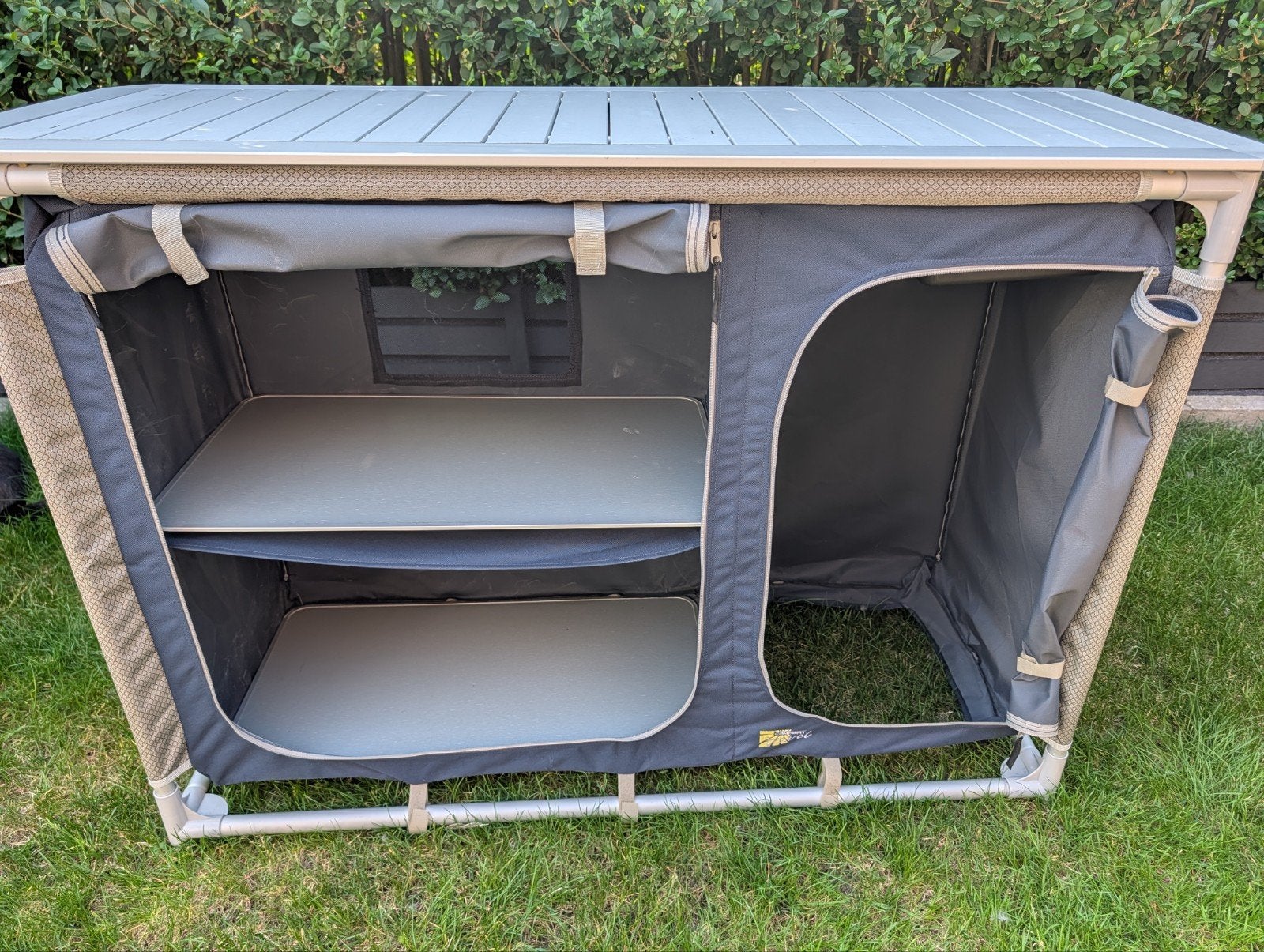 Campart Travel Campingkeuken met spoelbak en opbergruimte, Ophalen, Gebruikt