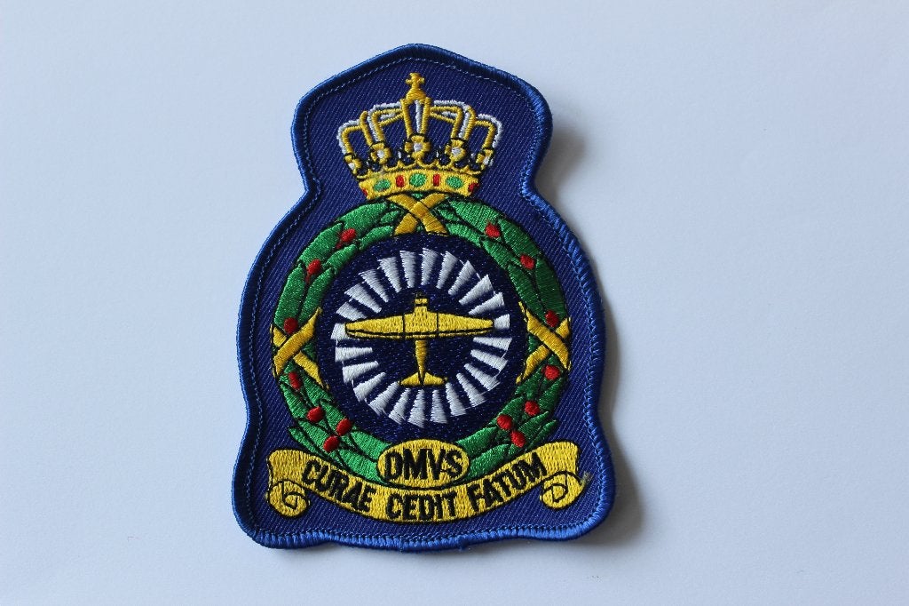 kleine kroon  dmvs  Vlb  Woensdrecht, Verzenden, Zo goed als nieuw, Patch, Badge of Embleem