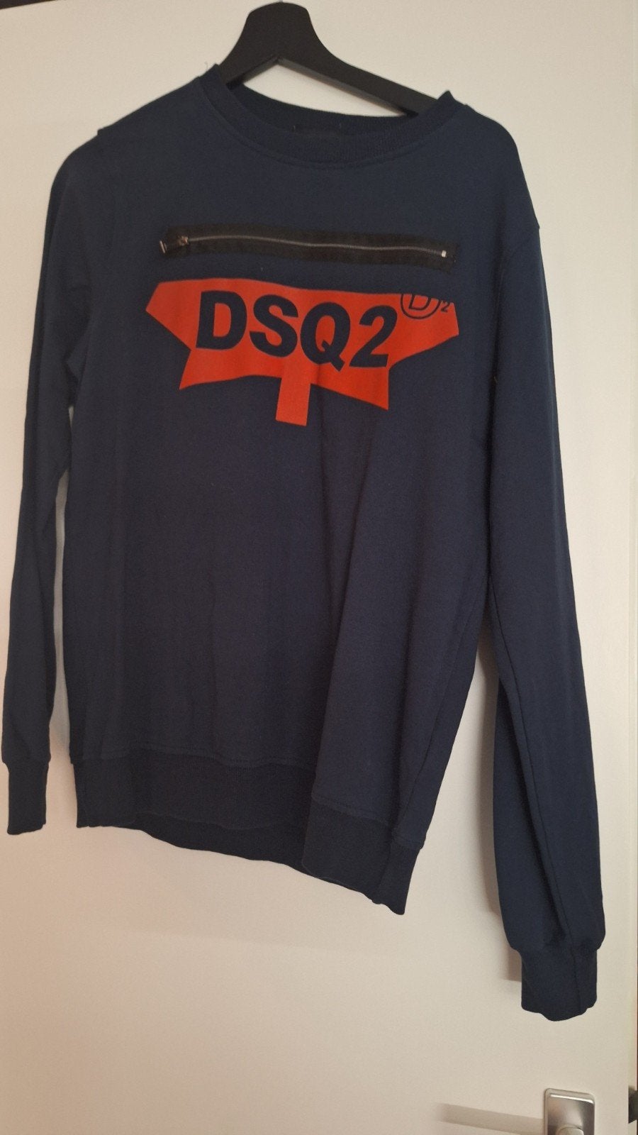 Dsquared2 sweater met rits detail, Dsquared2, Ophalen of Verzenden, Gedragen, Maat 48/50 (M)