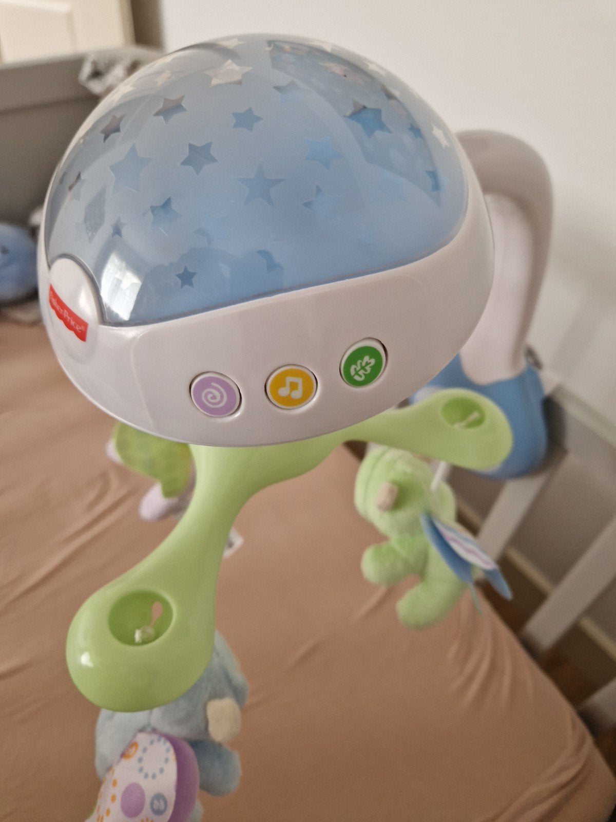 Fisher-Price 3-in-1 Droombeer Mobiel met Projector, Ophalen, Zo goed als nieuw, Mobiel