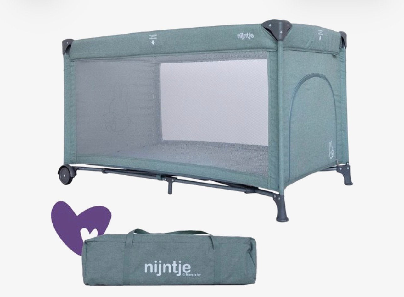 Nijntje campingbed, Kinderen en Baby's, Babywiegjes en Ledikanten, Ophalen, Zo goed als nieuw, Reisbedje
