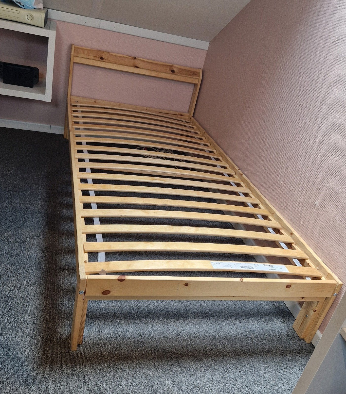 IKEA bedframe met lattenbodem, Ophalen, 90 cm, Eenpersoons, Zo goed als nieuw