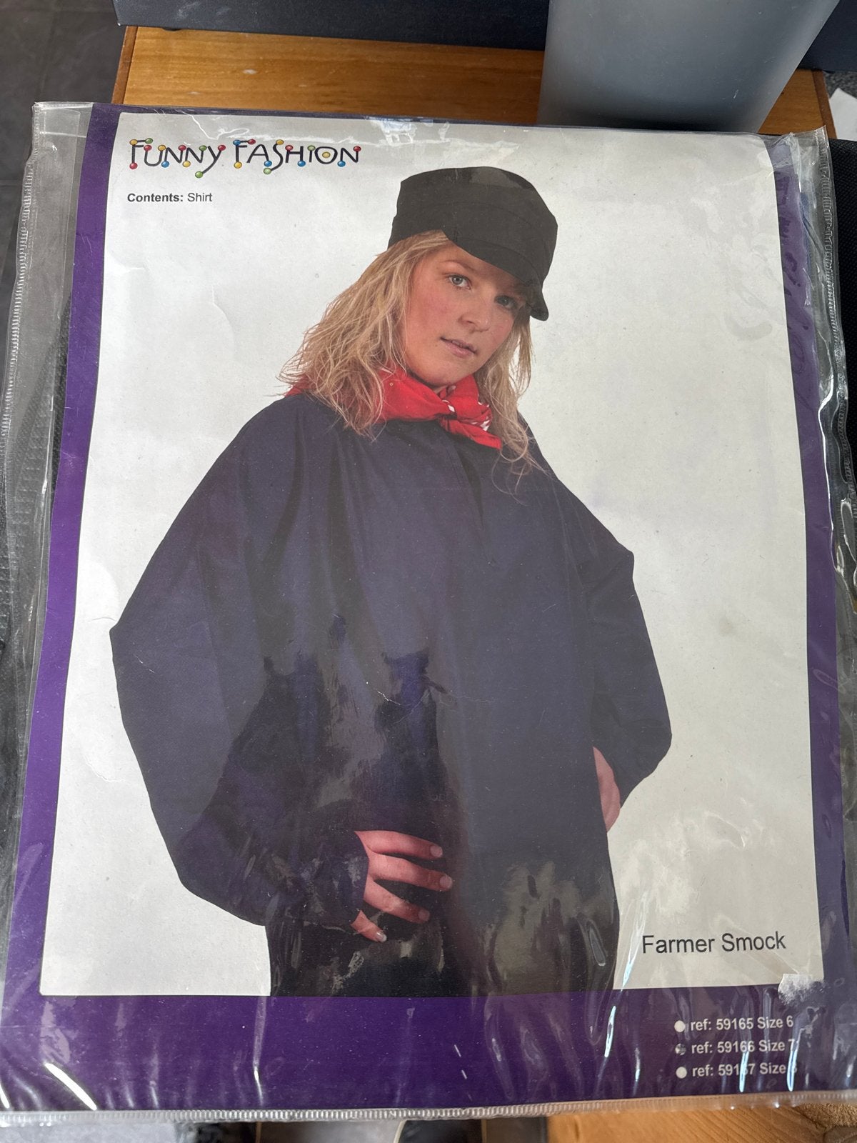 Boerenkiel verkleedkostuum - Farmer Smock, Carnaval, Maat 46/48 (XL) of groter, Nieuw, Ophalen of Verzenden