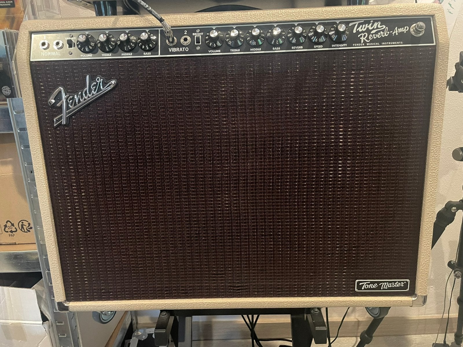 Fender Tone Master Twin Reverb Blonde + Degelijke hoes, Ophalen, Zo goed als nieuw, 100 watt of meer
