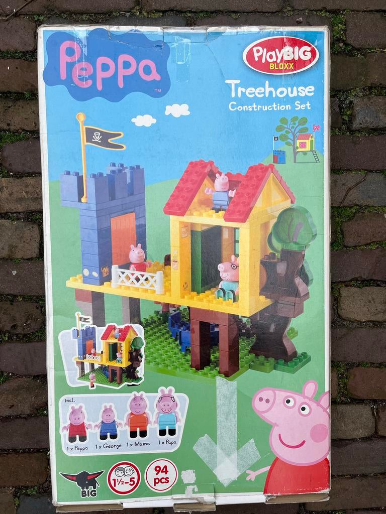 Peppa Big boomhut (compleet) / PlayBIG Bloxx, Ophalen of Verzenden, Gebruikt, Overige merken