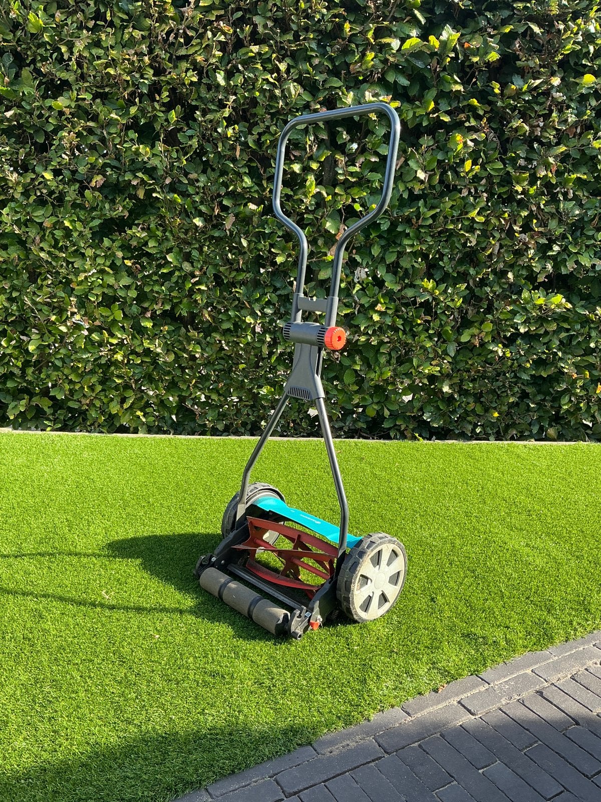 Gardena kooi grasmaaier, Tuin en Terras, Kooimesmaaier, Ophalen of Verzenden, Gebruikt