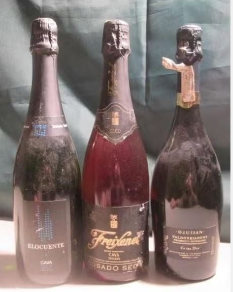 2x Cava en 1x Prosecco, Spanje, Overige typen, Ophalen of Verzenden, Zo goed als nieuw