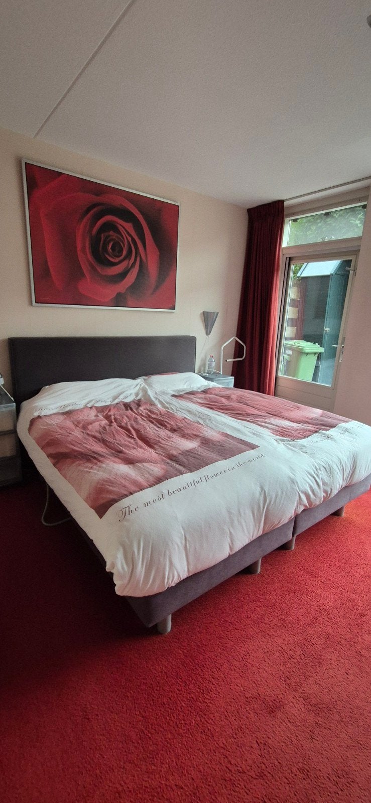 Tweepersoons elektrische boxspring 180x200cm grijs, Huis en Inrichting, Slaapkamer | Bedden, Ophalen, Tweepersoons, 180 cm, 200 cm