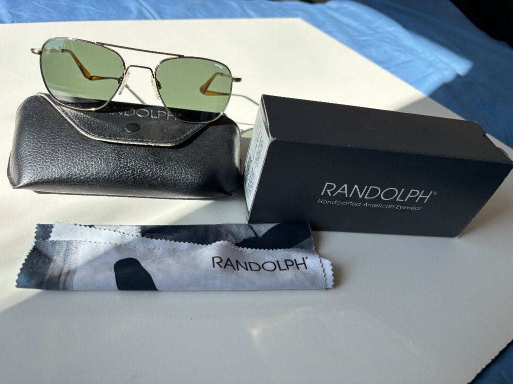Randolph Intruser handcrafted American eyewear/sunglasses, Sieraden, Tassen en Uiterlijk, Zonnebrillen en Brillen | Heren, Overige merken