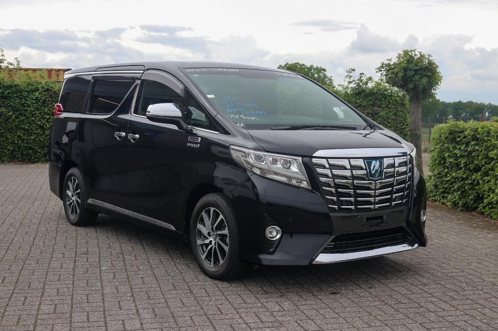 Toyota Alphard Royal Lounge, Auto's, Automaat, Overige modellen, Zwart, Leder
