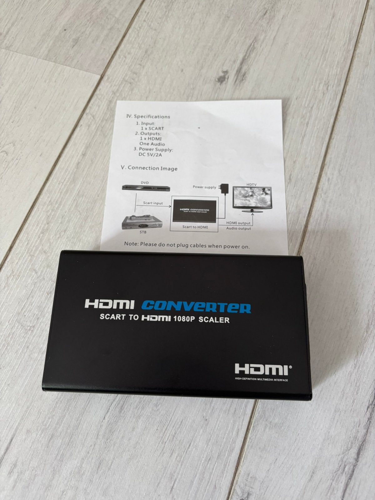 SCART naar HDMI Converter 1080P, Ophalen of Verzenden, Nieuw