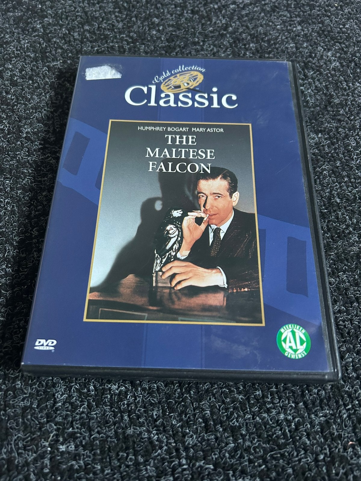 The maltese falcon op dvd, Vanaf 16 jaar, Ophalen of Verzenden, Gebruikt, Actie en Avontuur