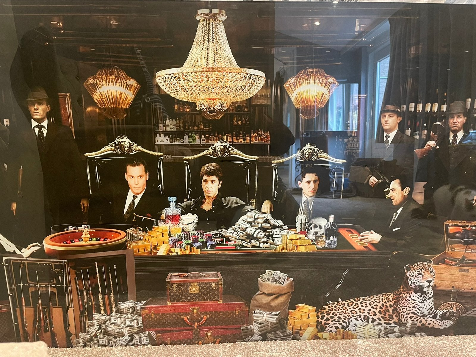 Glasschilderij, Huis en Inrichting, Ophalen, Zo goed als nieuw