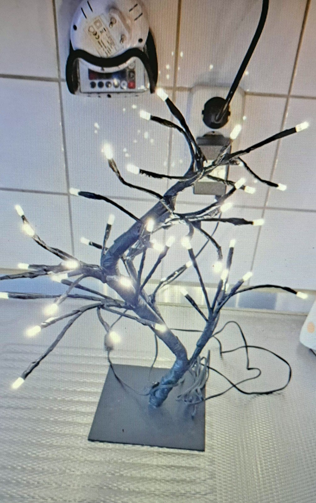 Sfeervolle LED-boomverlichting - Zwart, 45 cm hoog, Overige merken, Kunststof, Zwart, Overige fittingen