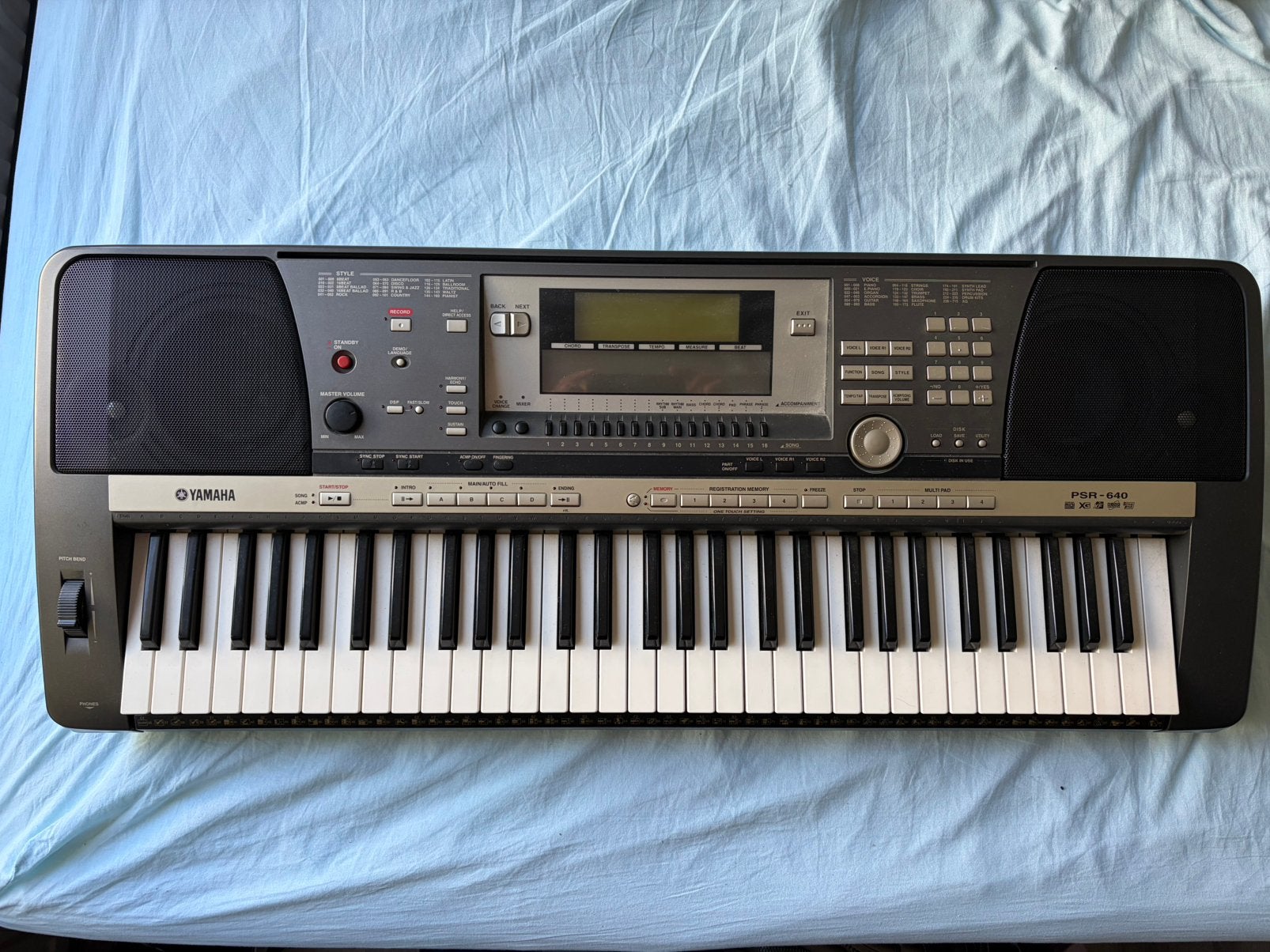 Yamaha psr-640 keyboard, Ophalen, Zo goed als nieuw, 61 toetsen, Yamaha