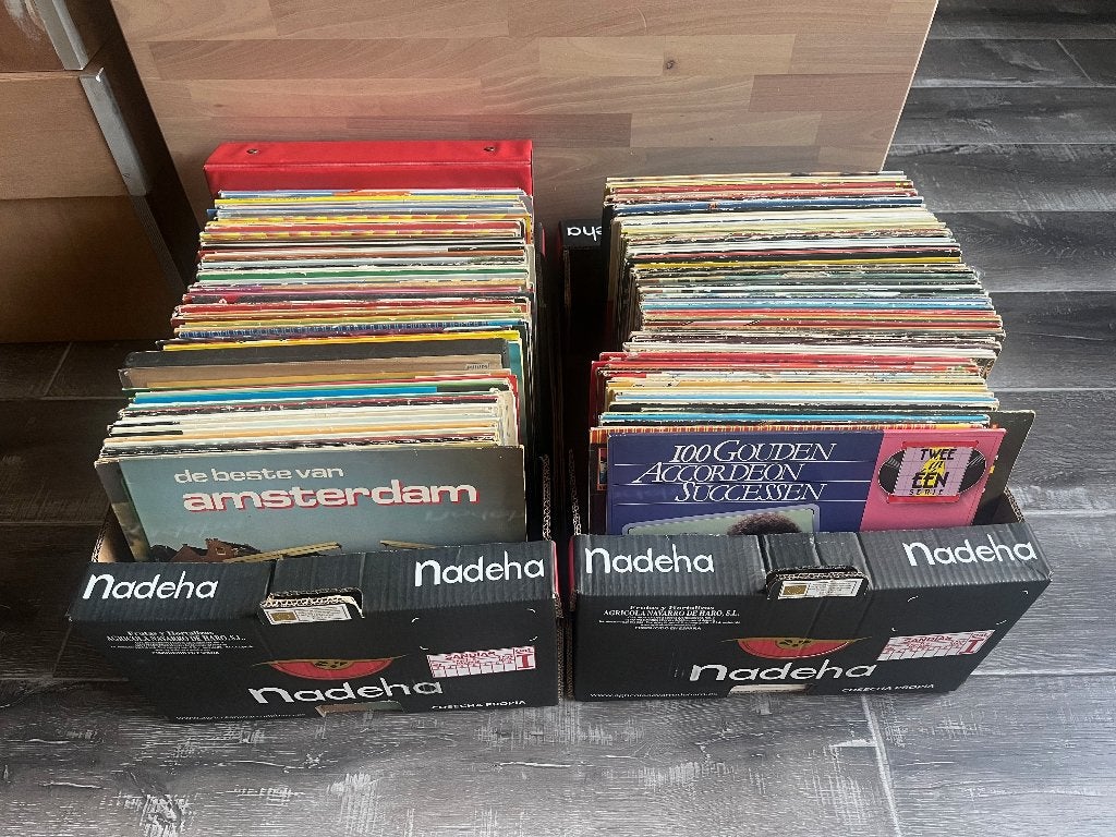 2 dozen LP’s – Nederlandstalig/accordeon/Hammond/verzamel, Ophalen, Gebruikt, 12 inch, Overige genres